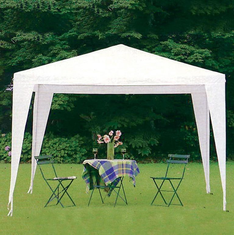 Bidesenal Çardak Bahçe Çardağı Gölgelik Tente 3x3 Metre Gazebo Parti Çadırı Extra Kalın Örtü - 3 X 3 Mt