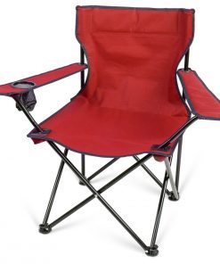 Kamp Sandalyesi Katlanır 55*50*78 Ölçülerinde 120 Kg Kapasiteli İthal Ürün Kırmızı Renk